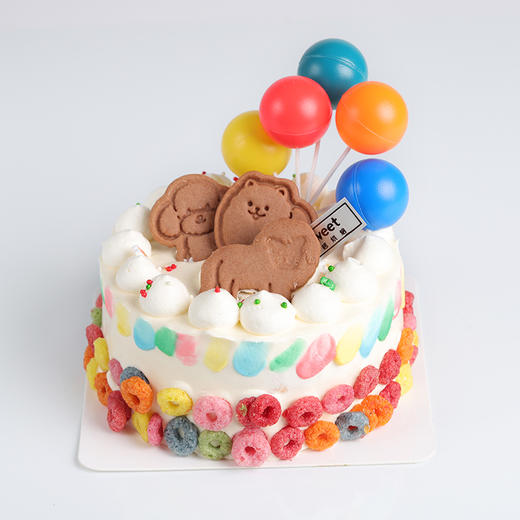 新款儿童动物奶油蛋糕 商品图0