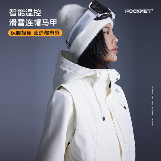 智能温控连帽马甲 商品图3