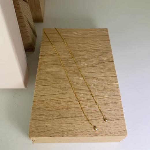 北京仓｜CHARLOTTE LEBECK-Ela-白色锆石 耳线［丹麦设计师］ 商品图2