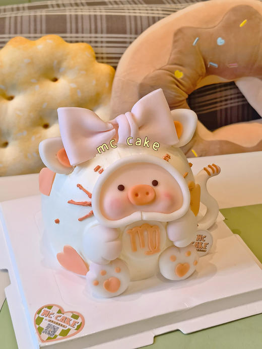 处女座猪咪蛋糕 商品图0