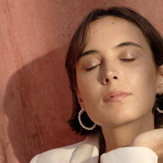 订购10周到｜CHARLOTTE LEBECK-Drewy-圈形 珍珠 耳环［丹麦设计师］ 商品图2