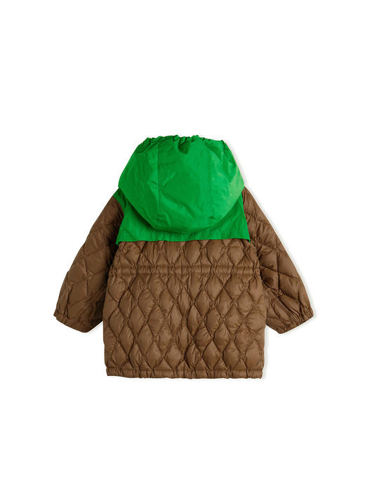 JNBY  22年冬款  宽松拼接色长裤羽绒服 YM0C10610 商品图3