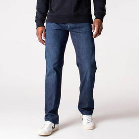 EMPORIO ARMANI 阿玛尼 男士棉质金属徽标休闲牛仔裤 蓝色 8N1J21 1D85Z 0942