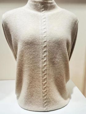 帕罗山羊绒半高自带领女针织羊绒衫