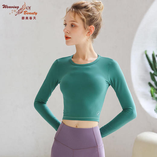 碧奥春天2022秋冬裸感瑜伽长袖N22059A 商品图2