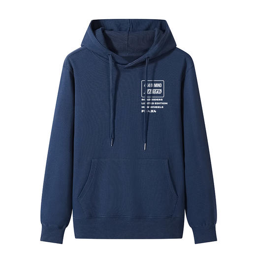 自由基地男女款潮流越野系列设计青年带帽套头卫衣原创ins风队服 NMT-1900 商品图5