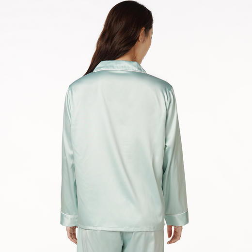 都市丽人好睡衣好睡好眠哑光弹力色丁家居服长袖类新年本命年红品LH20B2 商品图2