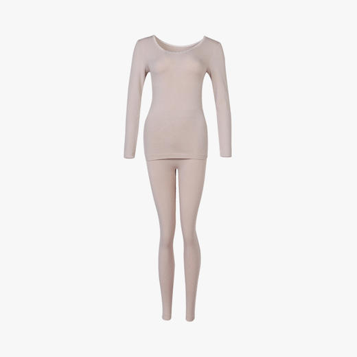 都市丽人超级暖负15度以下女士正价加厚无缝面料加厚套装保暖衣LW23A2 商品图3