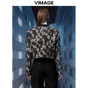 VIMAGE纬漫纪秋冬新款洋气优雅时尚气质显瘦短外套女V1803423 商品缩略图4