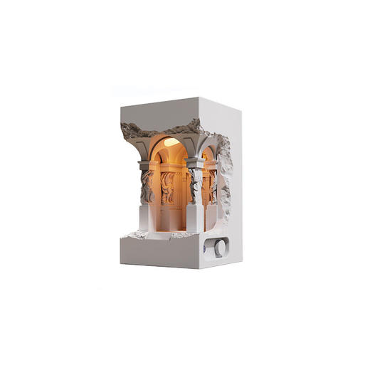 尘市集 亚特兰蒂斯融蜡灯蜡烛氛围夜灯生日伴手礼物书房卧室香薰灯 商品图0