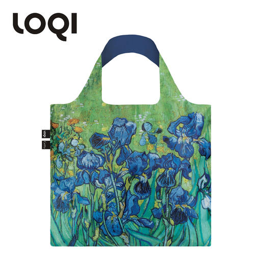 德国LOQI环保袋万用袋合集  时尚艺术环保万用袋 折叠大容量单肩手提购物袋承重40斤防泼水 梵高 莫奈 巴斯奎特  蒙德里安 夏加尔 商品图6