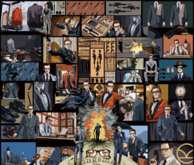 The Insane Artists 王牌特工 NO.8673/A 真丝