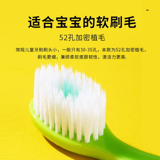 皑齿儿童软毛牙刷两支装  可爱造型 让宝宝爱上刷牙 商品图1