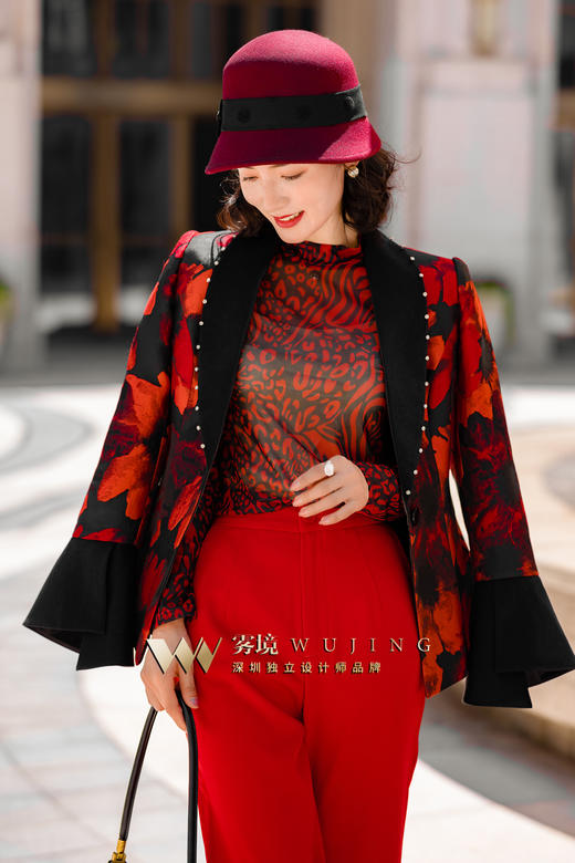 2202122 经典故事 高密斜纹裤子 雾境 商品图5