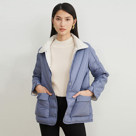 爱特爱冬季新款时尚白鸭绒短款羽绒服6811502 商品图2