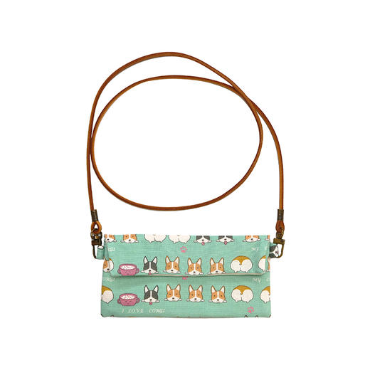 HUJI祤集横版手机包插画柯基呀 商品图1