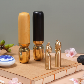 西泠印社龙凤对章 提取玉带钩元素 便携印章礼盒装