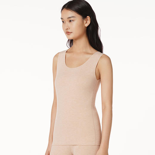 都市丽人强暖负15至负5度女士加厚塑身保暖背心膨暖绒厚单件背心保暖衣LW24A1 商品图1