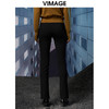 VIMAGE纬漫纪秋冬新款洋气显瘦百搭时尚开叉喇叭裤长裤V1805416 商品缩略图3