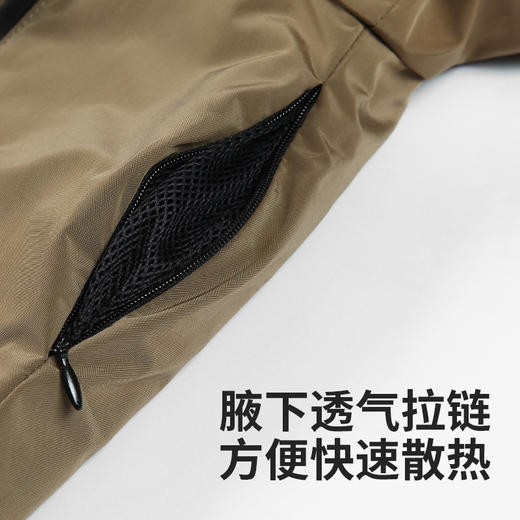 Supield素湃气凝胶抗寒服拼色大口袋复古工装款短款冬季外套A355 商品图6