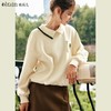 欧芮儿法式polo领卫衣女秋季2022新款减龄撞色刺绣洋气上衣 商品缩略图0
