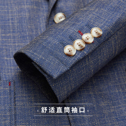 【舒适透气】罗蒙男士西服西装商务通勤基础百搭婚礼正装单西外套男 商品图6