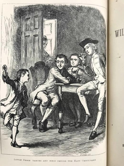 1878年 萨克雷《凯瑟琳/鳏夫洛弗尔/丹尼斯·狄万/民谣》 1幅插图 全真皮精装32开 商品图2