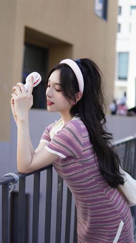 谁说条纹系列只能宽松休闲，来吧，展示~