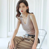 黛唯梵升级版她闺蜜秋冬带胸垫蕾丝毛圈保暖背心女保暖内衣打底上衣 商品缩略图0