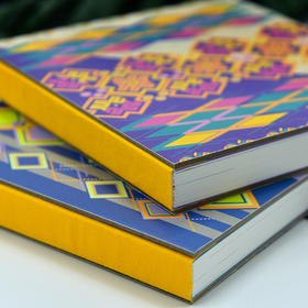 【秀八桂-非遗生活】壮锦花小清新笔记本