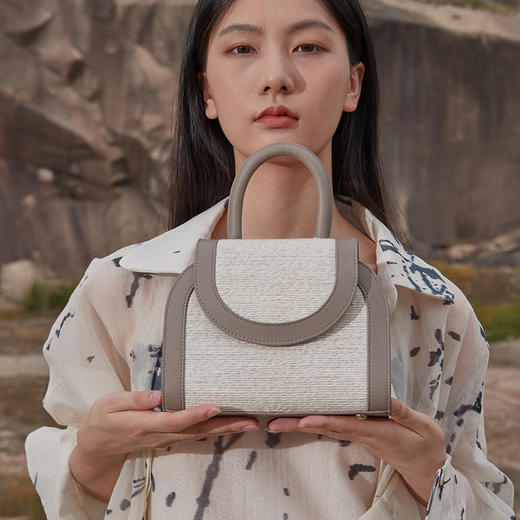 饮水鸟夏季新款非遗夏布包 夏布小手提包 商品图4