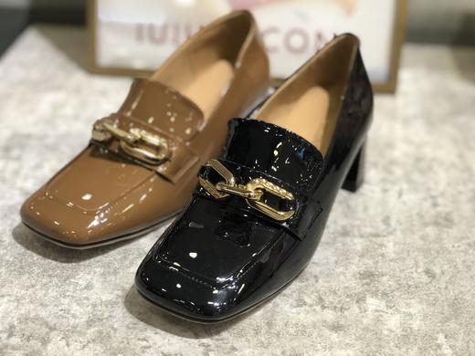 IUIU 时尚气质高跟乐福鞋方头深口单鞋 U21CM35161 商品图2