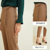 玳莎绳带设计感烟管裤女秋季新款上班通勤显瘦垂感休闲长裤  CC36308 商品缩略图2