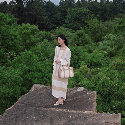 饮水鸟夏季新款非遗夏布包 夏布大托特包 商品图2