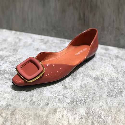 IUIU SECOND单鞋女商场同款春季时装浅口女鞋一脚蹬懒人鞋 商品图2