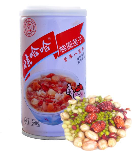 【亚欧超市】娃哈哈桂圆莲子八宝粥360g/听 商品图0