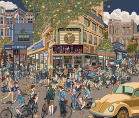 The Insane Artists 公路商店 NO.8676/A 真丝