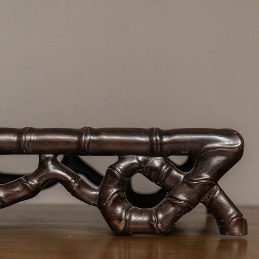 二十世纪 红木竹节工博古架 商品图3