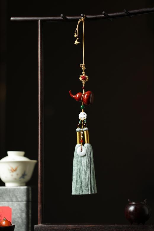 【青山特惠】小叶紫檀 福禄 车挂 s58 商品图0