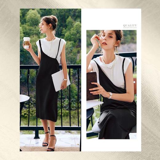 OLrain法式高级穿搭吊带裙时尚套装女夏季2022新款洋气休闲两件套 商品图1