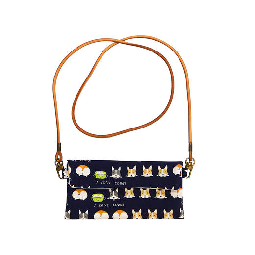 HUJI祤集横版手机包插画柯基呀 商品图0