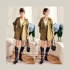 OLrain欧芮儿法式卡其色风衣外套女早秋2022年新款气质设计感大衣 商品缩略图4