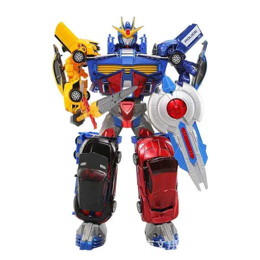 冰锋名将合金五合体变形金刚汽车人变形玩具生日礼物男孩 商品图1