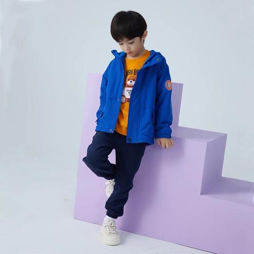 【3-5天发货】龙之涵 亲子款三防加绒连帽冲锋衣 纯棉卫衣卫裤 中大童秋冬上衣 婴幼儿A类标准 商品图10