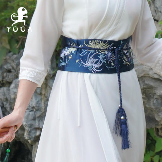 2209FL206 【腰封】特色名族风系带蝴蝶结束腰带 商品图2