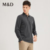 MD名盾商务男士秋冬新品翻领长袖上衣三粒扣松紧袖口polo衫 商品缩略图3