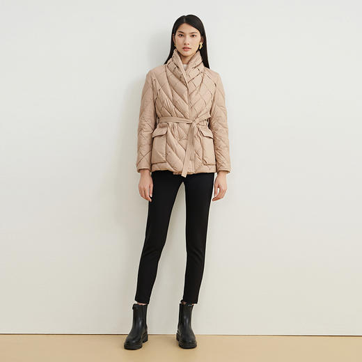 EITIE爱特爱冬季新款白鸭绒收腰显瘦修身羽绒服6811506 商品图1