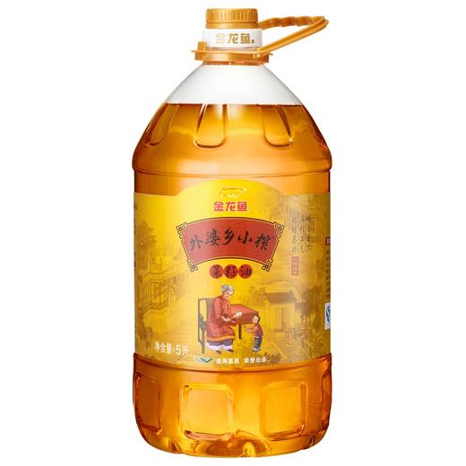【亚欧超市】金龙鱼外婆小榨菜籽油5L/桶 商品图0