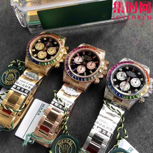 BL新款到货！ROLEX   劳力士 全新迪通拿彩虹款。型号：116599RBOW-116598RBOW-116595RBOW.彩虹迪通拿一表难求！ 商品图8