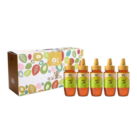 中粮·优组蜜套装B-中粮山萃纯正蜂蜜1250g（250g*5瓶） 商品图0